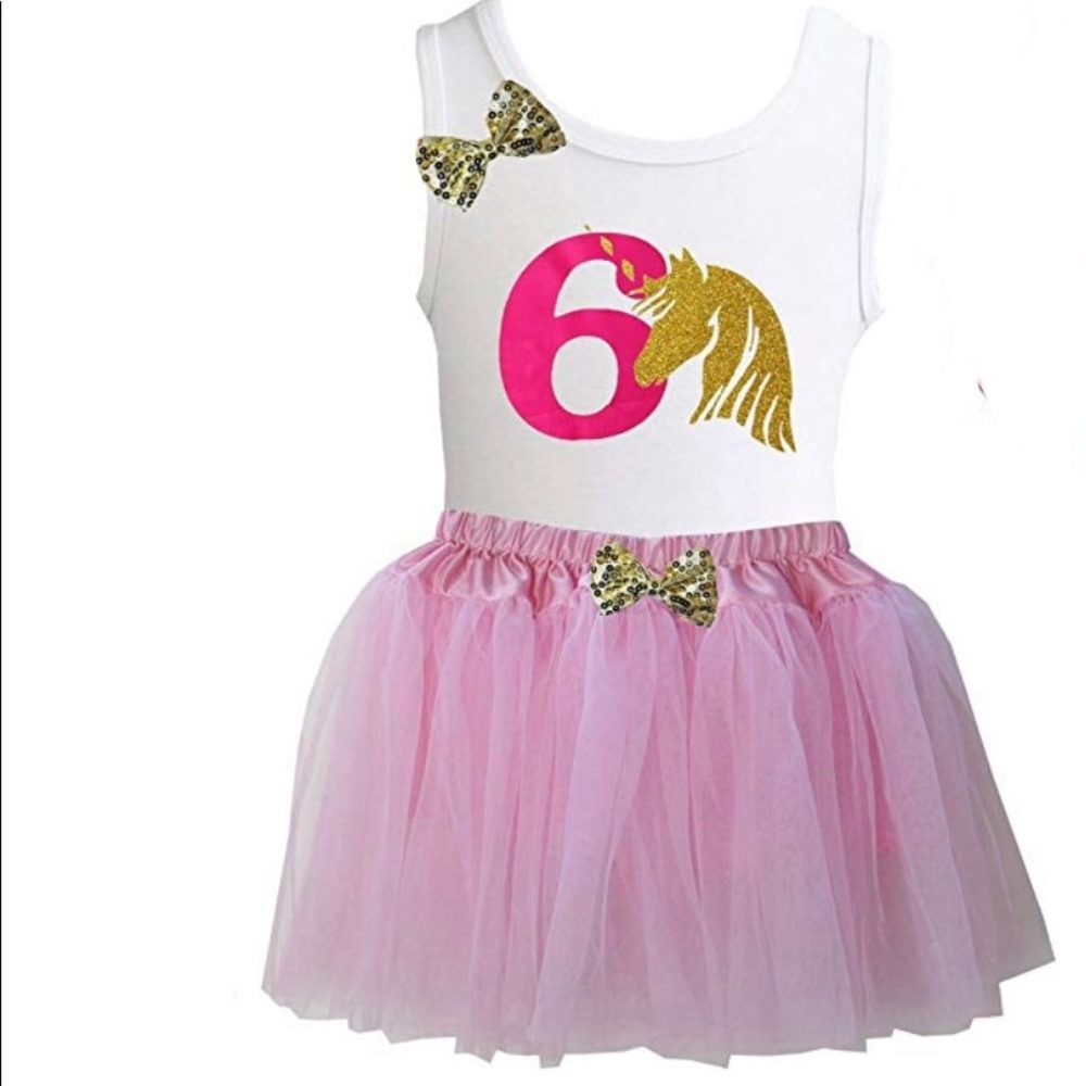 6th birthday party tank and tutu